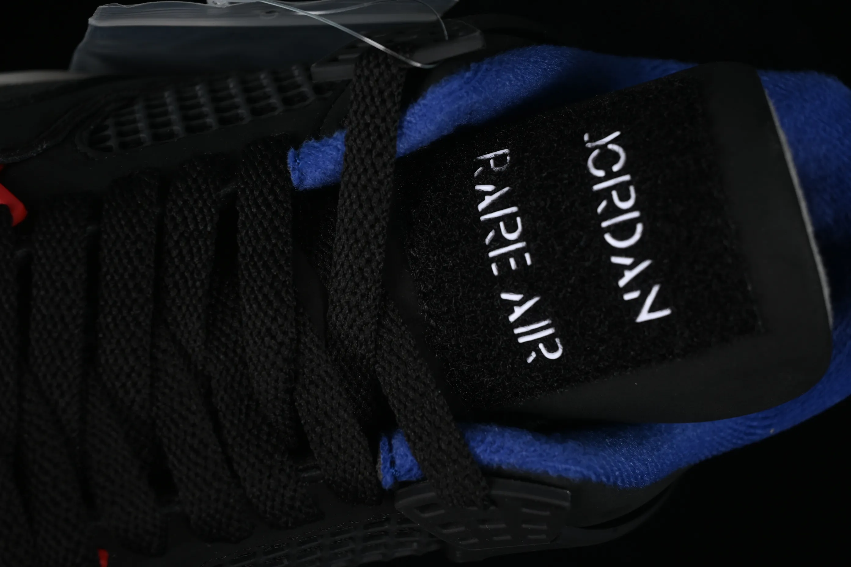 All categories Air Jordan Jordan series basketball shoes Air Jordan 4 Air Jordan 4 Retro "Lase" AJ4 Joe 4 black gray blue color FV5029-003